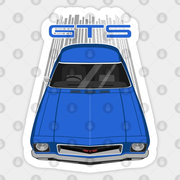 Holden HQ Monaro GTS 350 - Blue Sticker by V8social